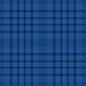 Sophisticated blue plaid pattern.  Perfect for textile design, apparel, websi Illustrazione stock