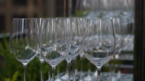 Sophisticated Brunch Presentation Featuring Wedding Setups And Shimmering Stock Footage 323775486