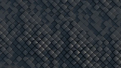 A sophisticated, deep gray abstract surface featuring a dimensional, tiled scale Stock Footage 340237689