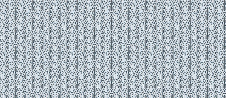 Sophisticated geometric pattern featuring repeating hexagonal motifs in subtl Stock Illustration