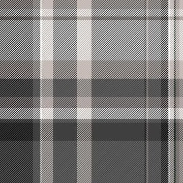 Sophisticated grayscale plaid pattern.  Elegant geometric texture ideal for t Stock Illustration