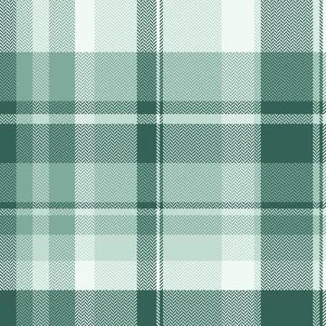 A sophisticated green herringbone plaid pattern featuring a seamless vector t 库存插图
