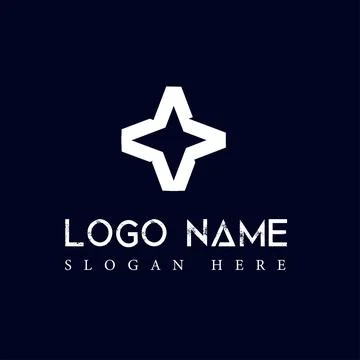 Sophisticated Logo Design Stock Illustration