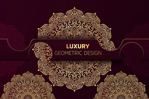 A sophisticated luxury vector background with intricate ornate patterns 스톡 일러스트