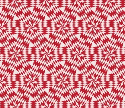 Sophisticated seamless pattern of various geometric elements Stock Illustration