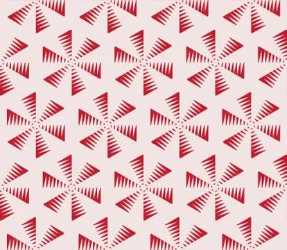 Sophisticated seamless pattern of various geometric elements Stock Illustration