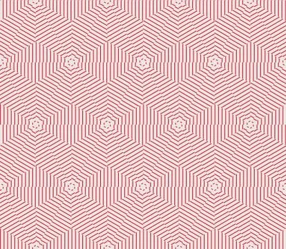 Sophisticated seamless pattern of various geometric elements Illustrazione stock