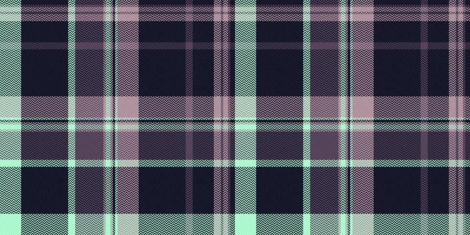 A sophisticated seamless plaid pattern featuring herringbone textures in soft Stock Illustration