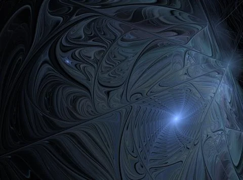 Sophisticated spiral winter pattern Illustration