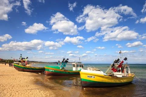 Sopot beach Stock Photos