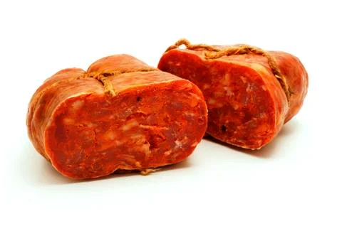 Soppressata di calabria Stock Photos