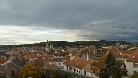 Sopron Hungary Timelapse (Ungraded) 库存影片 125291153