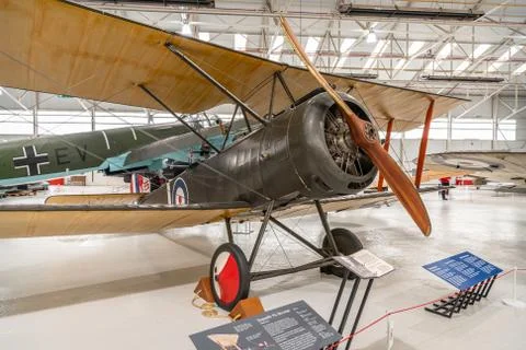 Sopwith 1½ Strutter, RAF Museum, Cosford (reconstruction) Stock Photos