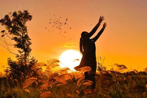 Sore Hari Foto stock