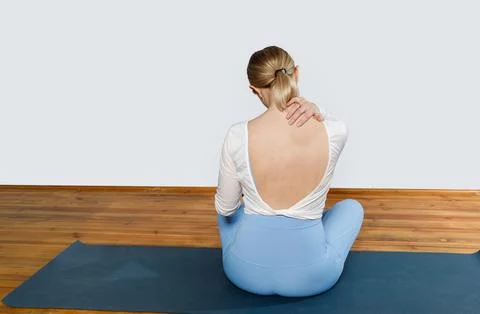 Sore shoulder Stock Photos