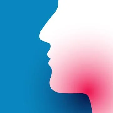 Sore throat Stock Illustration