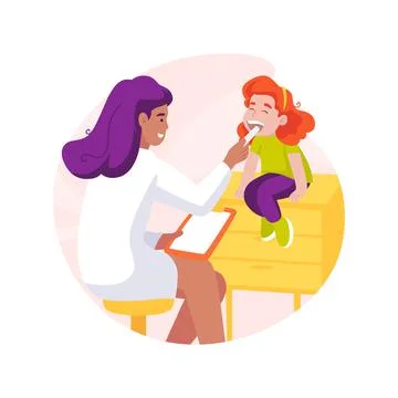 Sore throat isolated cartoon vector illustration. Stock Illustration