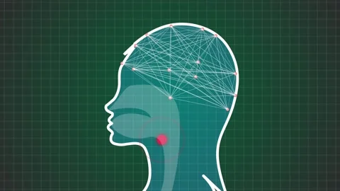 Sore throat, motion design Stock Footage 98794524
