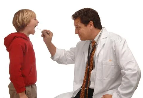 Sore throat Foto stock