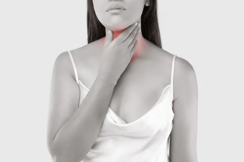Sore throat Stock Photos