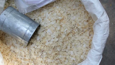 Sorghum-flakes-in-a-large-bag-2 Stock Footage 105101519