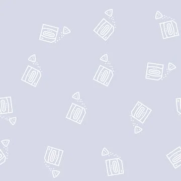 Sorption probiotics line seamless pattern Stock Illustration