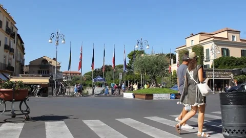 Sorrento square Stock Footage 145991534
