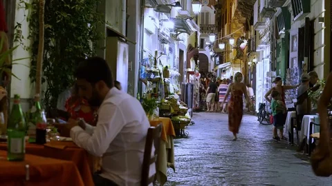 Sorrento timelapse at night 動画素材 79753402