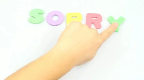 Sorry Stock Footage 11430318