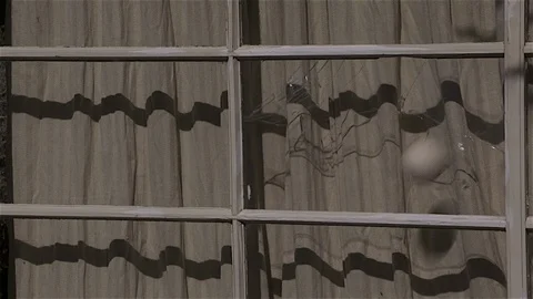 Sorry  I broke your window Stock Footage 86153349