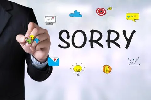 SORRY Stock Photos