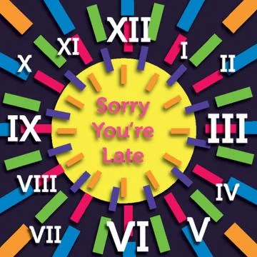 Sorry Quote Stock-Illustration