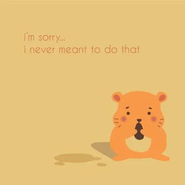 Sorry Quote Stock-Illustration