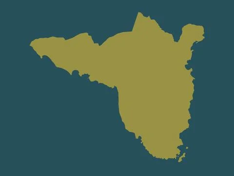 Sorsogon, Philippines. Solid color shape Stock Illustration