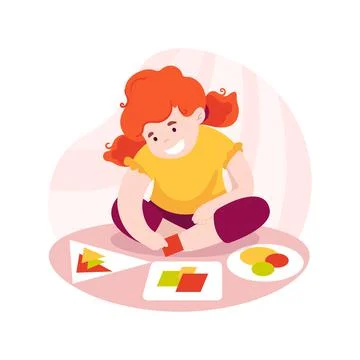 Sort and classify objects isolated cartoon vector illustration. Ilustración de archivo