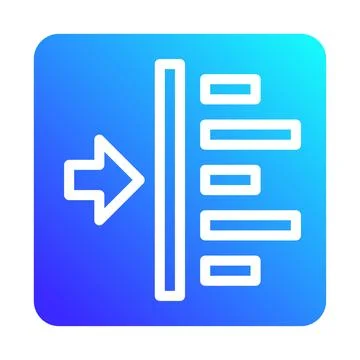 Sort Data Icon for Application Design Concept Stock Illustration