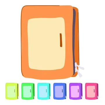 Sort packing cube vector cartoon graphic Stock Illustration