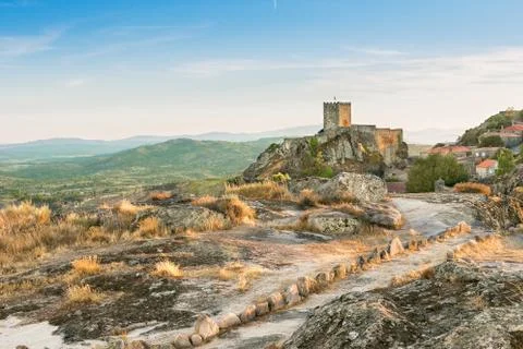Sortelha Castle Stock Photos