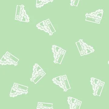 Sorting belt conveyor line vector seamless pattern Illustrazione stock