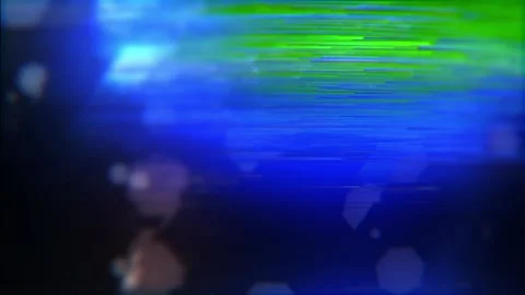 Sorting of blue and green pixels. High-tech screensaver. Video stock 145279825