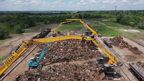 Sorting of metal waste_0346 스톡 동영상 228089113