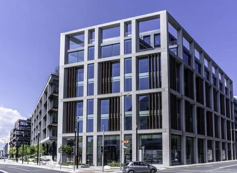 The Sorting Office, a newly completed office block in Cardiff Lane,Dublin, Stock Photos