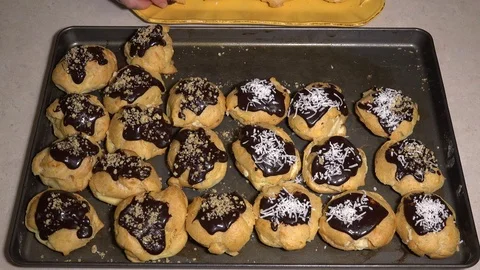 Sorting princess donuts Stock Footage 106648355