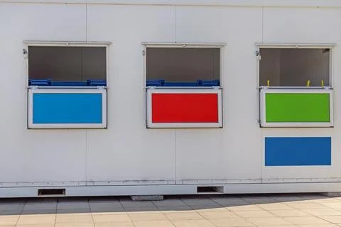 Sorting Recycling Container Stock Photos