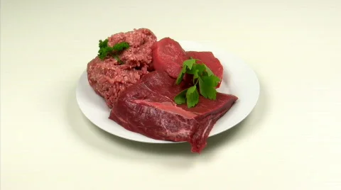 Sorts of meat Stock Footage 789172