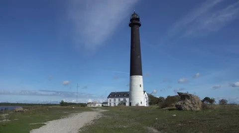 Sorve Lighthouse Stock Footage 67475792