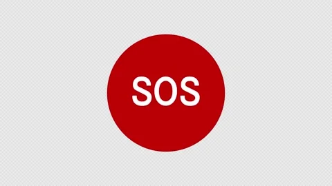 SOS icon. Stock Footage 225067714