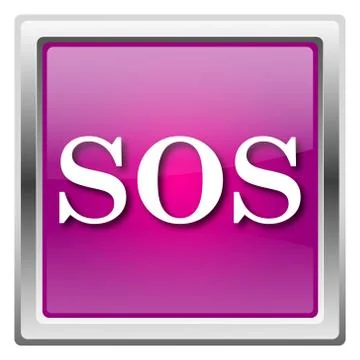 Sos icon Stock Illustration