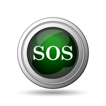 Sos icon Stock Illustration