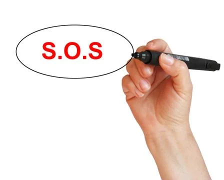 S.o.s 스톡 일러스트